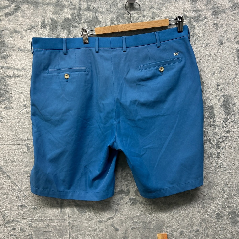Peter Millar Shorts Mens 40 Blue Crown Sport Golf Performance Stretch Chino FLAW - Picture 9 of 12